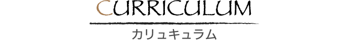 CURRICULUM カリキュラム