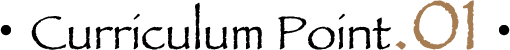 Curriculum Point.01